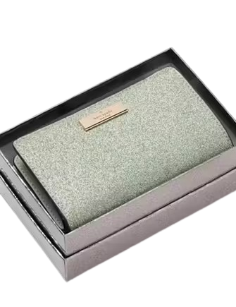 Kate Spade New York Kenzie Boxed Glitter Medium Compact Wallet