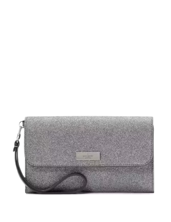 Kate Spade New York Kenzie Boxed Glitter Medium Flap Wristlet