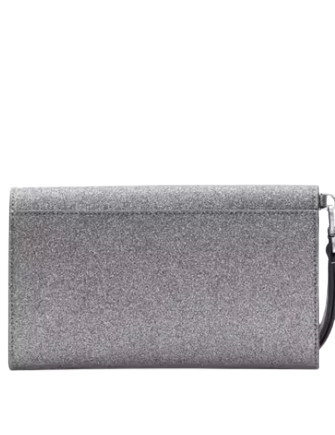 Kate Spade New York Kenzie Boxed Glitter Medium Flap Wristlet