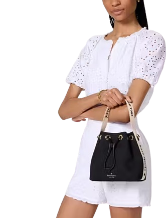 Kate Spade New York Kip Canvas Bucket Bag