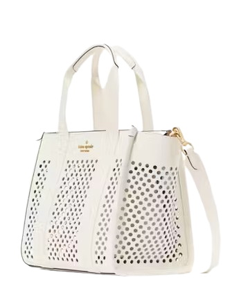 Kate Spade New York Kip Perforated Leather Small Tote