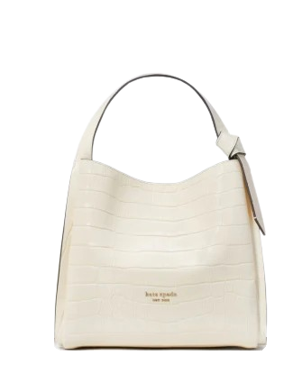 Kate Spade New York Knott Croc-embossed Medium Crossbody Tote