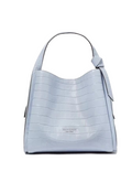 Kate Spade New York Knott Croc-embossed Medium Crossbody Tote North