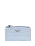 Kate Spade New York Knott Croc embossed Zip Slim Wallet
