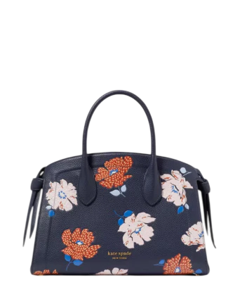 Kate Spade New York Knott Dotty Floral Embossed Medium Zip-top Satchel