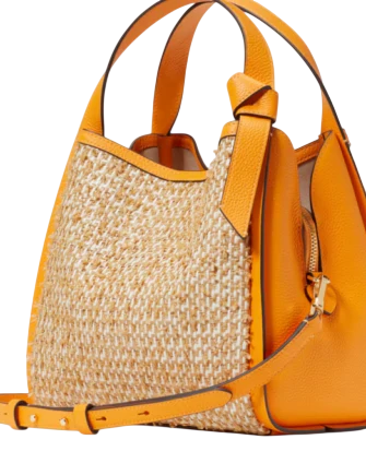 Kate Spade New York Knott Raffia Tweed Medium Crossbody Tote