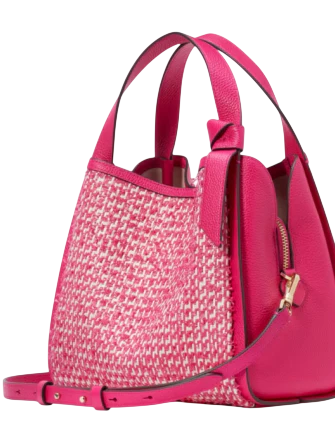 Kate Spade New York Knott Raffia Tweed Medium Crossbody Tote
