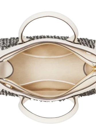 Kate Spade New York Knott Raffia Tweed Medium Zip-top Satchel