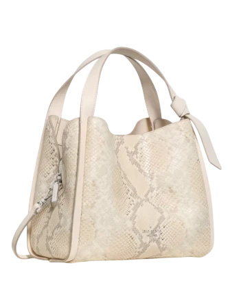 Kate Spade New York Knott Snake Embossed Carryall Bag