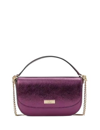 Kate Spade New York Krista Metallic Chain Flap Crossbody
