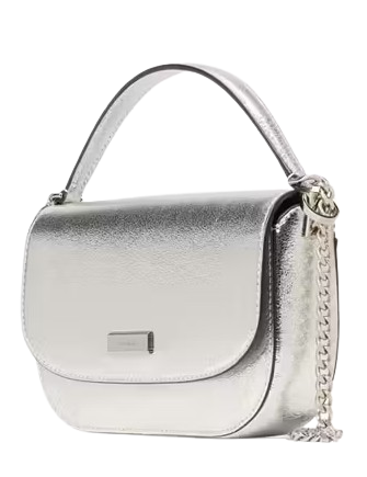 Kate Spade New York Krista Metallic Chain Flap Crossbody