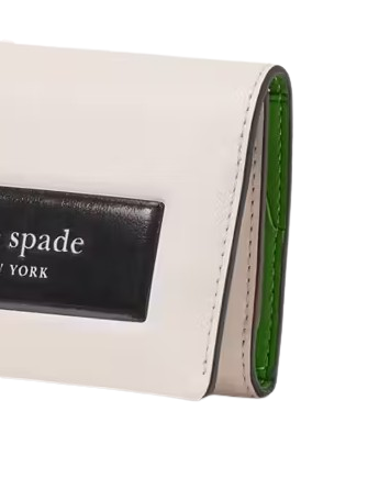 Kate Spade New York Label Card Case Trifold Wallet