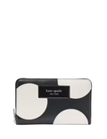 Kate Spade New York Label Dot Applique Medium Zip Around Wallet