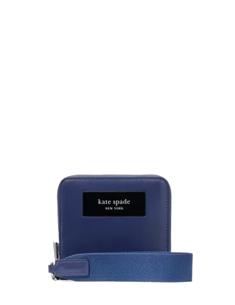 Kate Spade New York Label Small Compact Webbed Wristlet