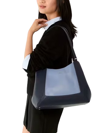 Kate Spade New York Lena Colorblock Large Triple Compartment Shoulder Bag