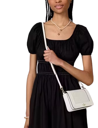Kate Spade New York Lena Straw Mini Crossbody