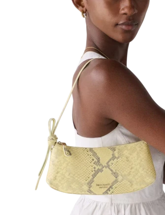 Kate Spade New York Loop Snake Emossed Pochette Bag