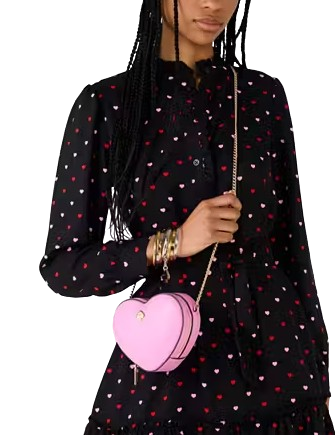 Kate Spade New York Love Shack 3d Mini Heart Crossbody