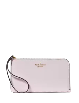 Kate Spade New York Lucy Crinkle Patent Medium L-zip Wristlet