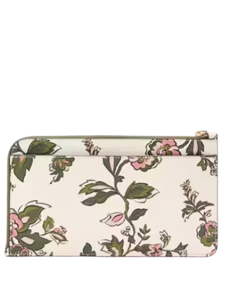 Kate Spade New York Lucy Floral Medium L-zip Wristlet