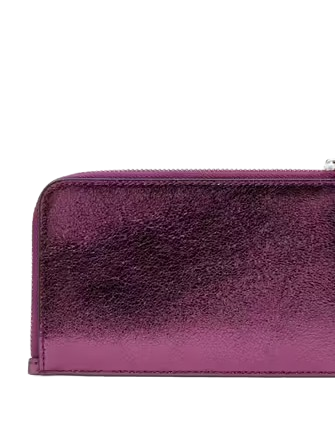 Kate Spade New York Lucy Metallic Small L-zip Wristlet