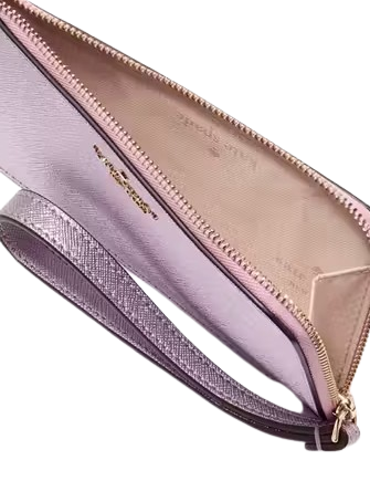 Kate Spade New York Lucy Metallic Small L-zip Wristlet