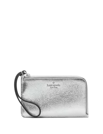 Kate Spade New York Lucy Metallic Small L-zip Wristlet