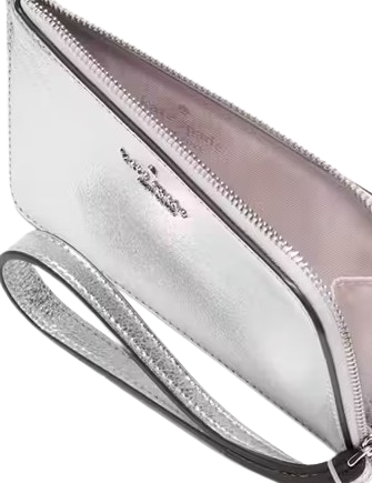Kate Spade New York Lucy Metallic Small L-zip Wristlet