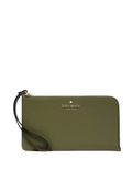 Kate Spade New York Lucy Pebbled Leather Medium L-zip Wristlet