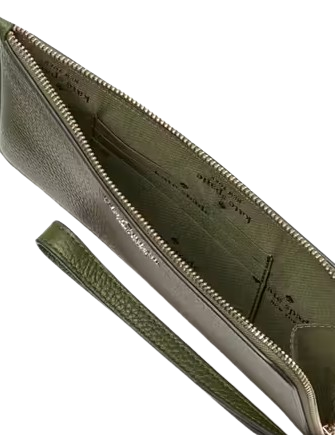 Kate Spade New York Lucy Pebbled Leather Medium L-zip Wristlet