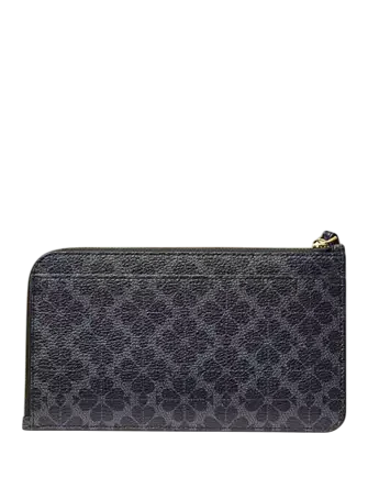 Kate Spade New York Lucy Spade Flower Medium L-zip Wristlet