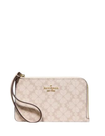 Kate Spade New York Lucy Spade Flower Small Card Holder Wristlet