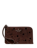 Kate Spade New York Lucy Suede Dots Small Wristlet