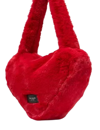 Kate Spade New York Luver Faux Fur Heart Tote