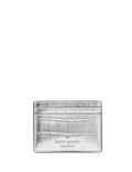 Kate Spade New York Madison Croc Embossed Small Slim Card Holder