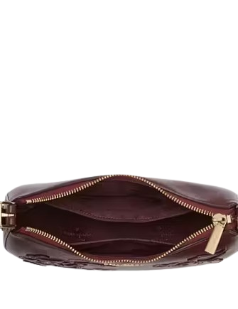 Kate Spade New York Madison Floral Applique Crescent Shoulder Bag