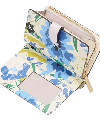 Kate Spade New York Madison Interior Printed Medium Bifold Wallet