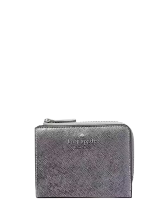 Kate Spade New York Madison Metallic Small L-zip Wallet