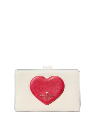 Kate Spade New York Madison Puffy Heart Medium Bifold Wallet