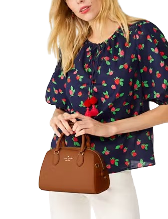 Kate Spade New York Madison Saffiano Leather Duffle Crossbody