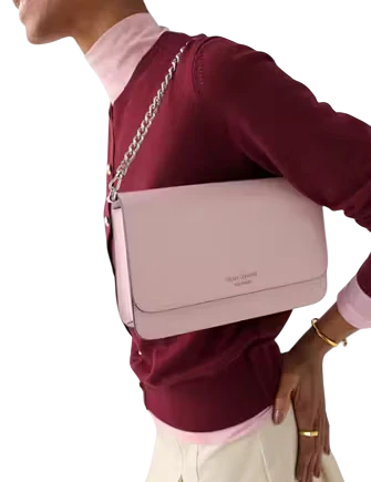 Kate Spade New York Madison Textured Patent Leather Willow Medium Convertible Crossbody