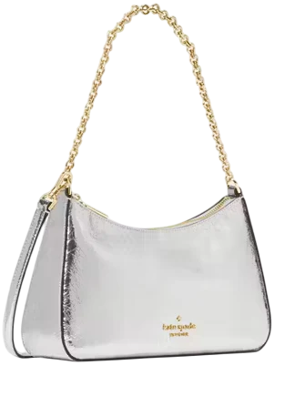 Kate Spade New York Margot Crinkle Metallic Convertible Crossbody