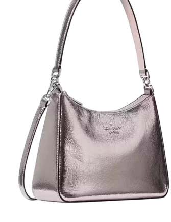 Kate Spade New York Margot Crinkle Metallic Convertible Shoulder Bag