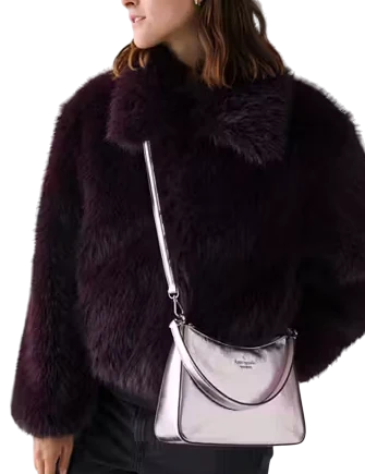 Kate Spade New York Margot Crinkle Metallic Convertible Shoulder Bag
