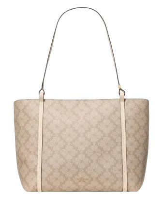 Kate Spade New York Marlowe Spade Flower Coated Canvas Tote Bag