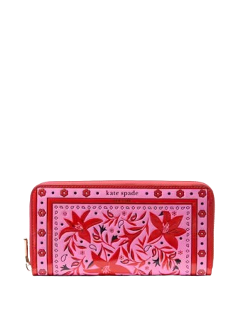 Kate Spade New York Morgan Bandana Zip-around Continental Wallet