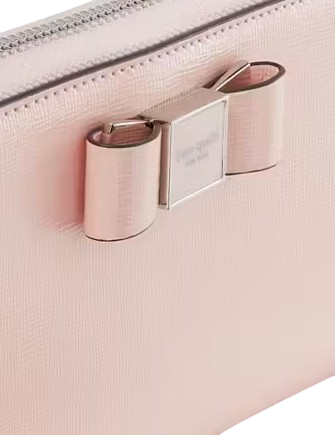 Kate Spade New York Morgan Bow Embellished Patent Leather Zip-around Wallet
