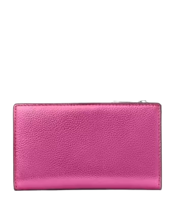 Kate Spade New York Morgan Bow Metallic Small Slim Bifold Wallet