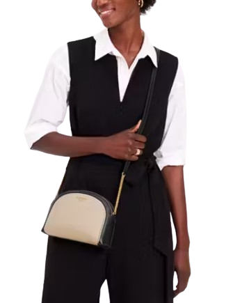 Kate Spade New York Morgan Colorblocked Double-zip Dome Crossbody