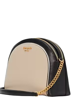 Kate Spade New York Morgan Colorblocked Double-zip Dome Crossbody